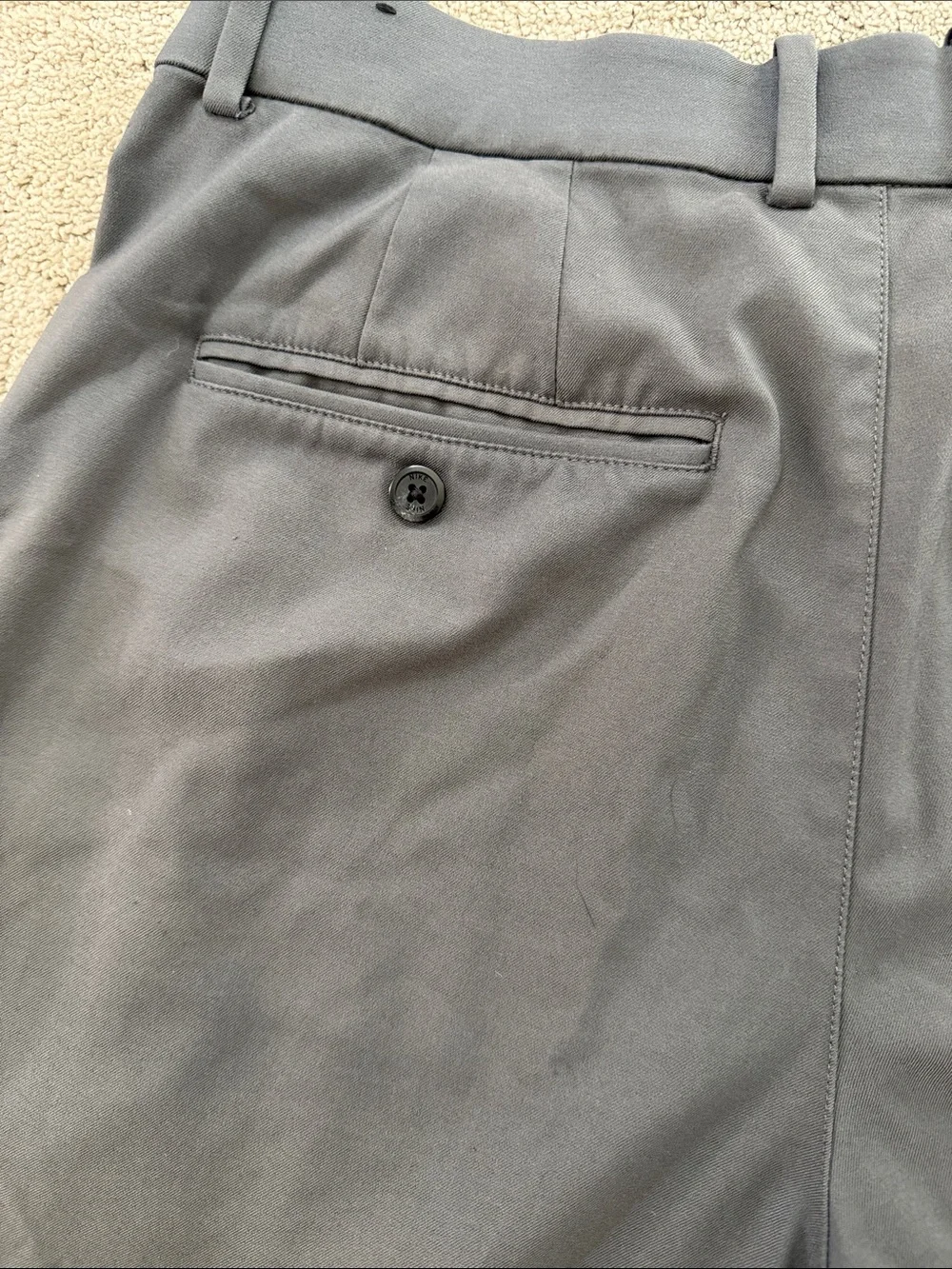 Nike Men's Flat-Front Gray Performance Shorts
